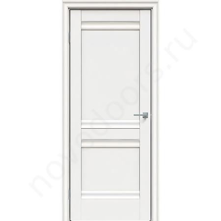 Дверь L11 сатин белый