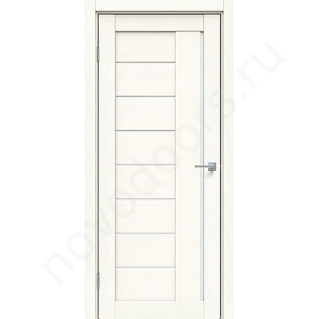 Дверь L8 сатин белый