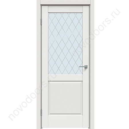 Дверь 629 Белоснежно-матовая