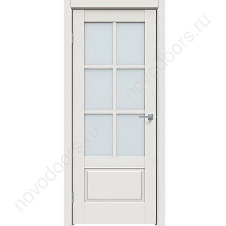 Дверь 640 Белоснежно-матовая