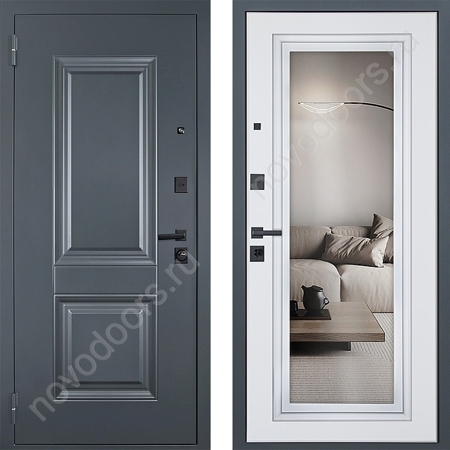 Интер Зеркало ясень белый